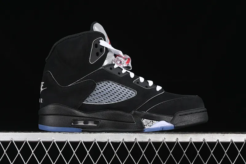 All categories Air Jordan Jordan series basketball shoes Air Jordan 5 Air Jordan 5 Black "Metallic Reimagined" AJ5 Joe 5 black silver HF3975-001